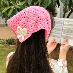Crochet Bow Bandana