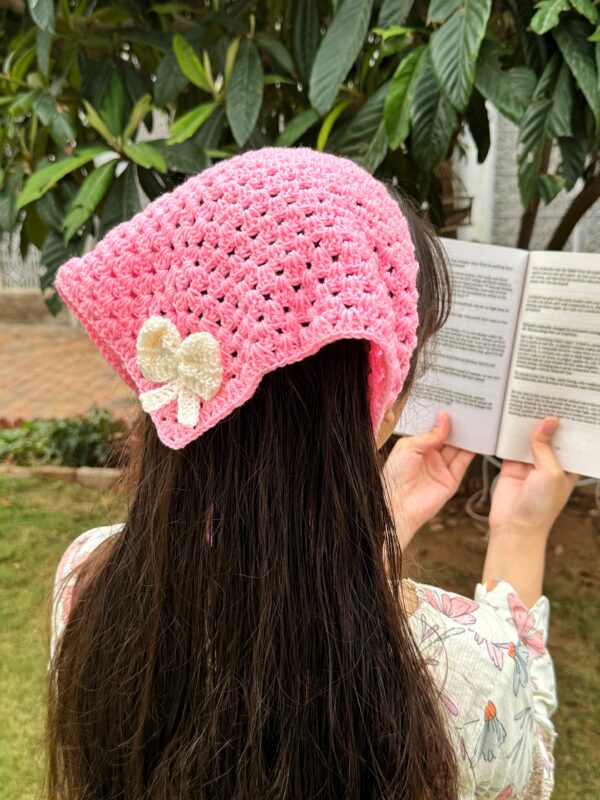 Crochet Bow Bandana